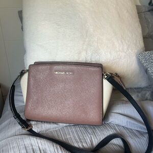 two tone michael kors purse